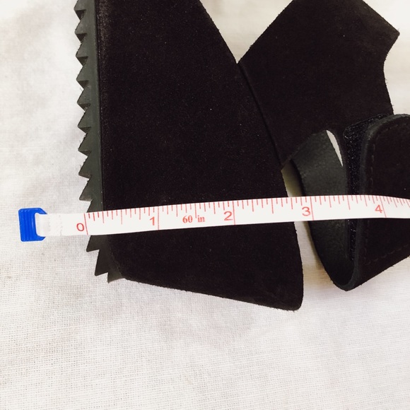 Pedro García Fiona Wedge Sandal Black Suede 36.5 - Picture 15 of 16